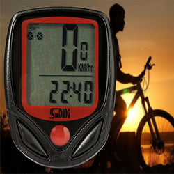1 Set Water resistant Multifunction Bicycle Computer Wired Cycling Utility Bike Bicycle Computer Odometer Speedometer