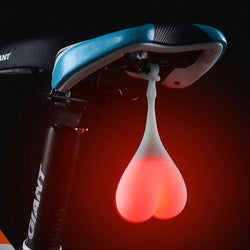 Creative Bike Balls Tail Light Waterproof Night Cycling Essential LED Red Warning