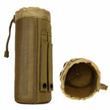 Protector Plus Outdoor Tactical Water Bottle Pouch Military Molle Pack Camouflage Gear Waist Back Pack