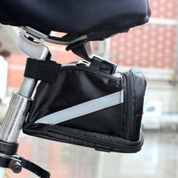 Outdoor MTB Bike Cycling Bicycle Saddle Bag Bike Back Seat Tail Pouch Package Bike Rear Seat Bags Pannier