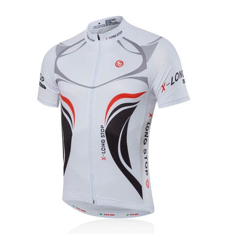 Men Pro Cycling Jersey Top White Bicycle Clothing mtb Clothes Summer Bike Shirts Cycling Jackets Breathable
