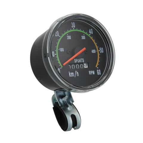 Classic Analog Resettable Speedometer Kit Odometer Speed Mileage Indicator Cycling Bicycle Computer Set for Exercycle & Bike