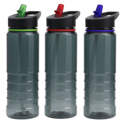 New 750ml Flip Straw Drink Sport Hydration Water Bottle Cycling