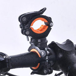 360 Degree Rotation Cycling Bike Bicycle Flashlight Torch Mount