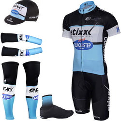 bikewear cycling full set sportswear cycling complete jersey with hat sleeve leg warmer shoes cover
