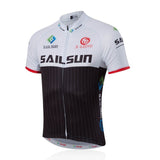 Men MTB Cycling Clothing bike Jersey Top or Bike Bib Shorts Black White Male Sports Pro team ropa Bicycle wear Top