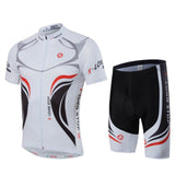HOT Men MTB Cycling Clothing Summer bike Jersey Bib ShortsWhite Male Outdoor Sports Pro team ropa Bicycle Top Maillot Ciclismo