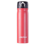 Sports Bike Bicycle Cycling Water Bottle Cup Stainless Steel Vacuum Flask 450ML