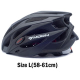 Moon Professional Ultralight Bicycle Helmet Integrally-molded MTB 21 Air Vents Road Bike Helmet Dual Use Cycling Bicycle Helmet