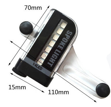 14 LED Cycling Bicycle Bikes Wheel Signal Tire Spoke Light