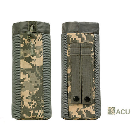 Protector Plus Outdoor Tactical Water Bottle Pouch Military Molle Pack Camouflage Gear Waist Back Pack