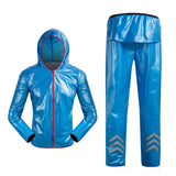 Handsome Bike Jacket Bicycle Pants Outdoor Cycling Raincoat Jerseys Road MTB Rainproof Cycling Rain Jackets Set for Men