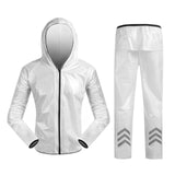 Handsome Bike Jacket Bicycle Pants Outdoor Cycling Raincoat Jerseys Road MTB Rainproof Cycling Rain Jackets Set for Men