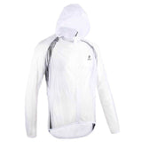 Men Women Cycling Rain Jacket with Storage Bag Ultra Light Compressed Breathable Outdoor Sports Riding Bike Raincoat