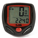 1 Set Water resistant Multifunction Bicycle Computer Wired Cycling Utility Bike Bicycle Computer Odometer Speedometer