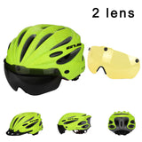 GUB Top Magnetic Goggles Cycling Helmet Ultralight Bicycle Helmet With Lens & Sunvisor Casco Ciclismo 56-62 CM Bike Helmet