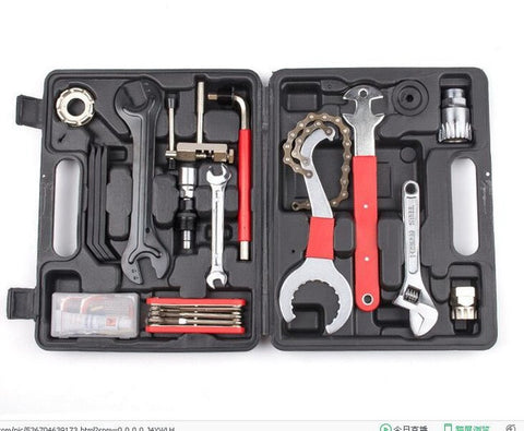 Bicycle tools for the maintenance of mountain bike repair tool combination tool set bicycle repair tool