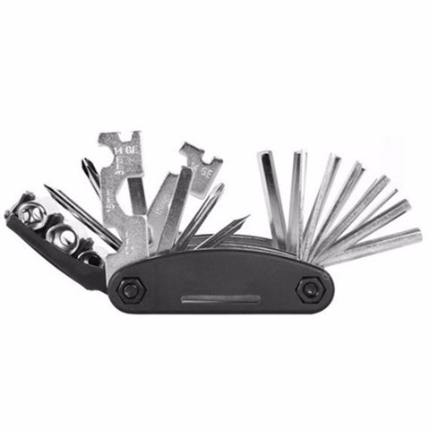 15 in 1 Multi-function Bicycle Tools Sets Bike Bicycle Multi Repair Tool Kit Hex Spoke Wrench Mountain Cycle Screwdriver Tool