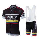 HOT Men MTB Cycling Clothing Summer bike Jersey Bib Shorts Black Male Outdoor Sports Pro team ropa  Bicycle Top wear