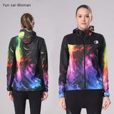 Autumn Hooded Cycling Jacket Windproof Cycling Cloth Jersey Long Sleeve Coat Breathable Men Road Mountain Bike Jacket