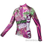 Plus Size Women Long Sleeve Cycling Sport Clothing MTB Bike Bicycle Jersey Jacket Ciclismo Bicicleta