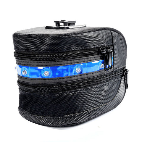 Bicycle Saddle Bag 2017 LED Luminous Mountain Bike Tail Pouch Package Waterproof