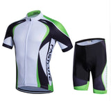 Pro Quick Dry cycling jerseys set comfortable breathable Bike jacket with 3D padded Plants