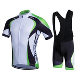 Pro Quick Dry cycling jerseys set comfortable breathable Bike jacket with 3D padded Plants
