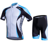 Pro Quick Dry cycling jerseys set comfortable breathable Bike jacket with 3D padded Plants