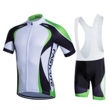 Pro Quick Dry cycling jerseys set comfortable breathable Bike jacket with 3D padded Plants