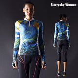 Mountainpeak New Design Spring Summer Sport Jacket Partial Zipper Running Cycling Jersey Outdoor Long Sleeve T-shirt