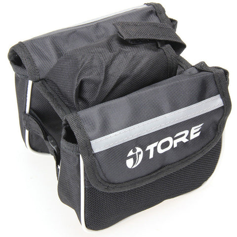 Bicycle Cycling Frame Front Tube Saddle Bags Handlebar Pannier Both Side Double Pouch Phone Bag Bike Bags Bicycle