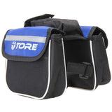 Bicycle Cycling Frame Front Tube Saddle Bags Handlebar Pannier Both Side Double Pouch Phone Bag Bike Bags Bicycle