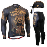 Life on Track Men's Race Anti-Sweat Long Sleeve Cycling Jersey Jacket 3D Padded Pants Sets Breathable  Bike Bicycle Suits