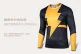 Spiderman cycling jersey Men spring running sport T shirt bike bicycle wear long sleeves