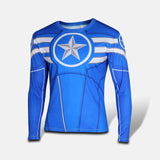 Spiderman cycling jersey Men spring running sport T shirt bike bicycle wear long sleeves