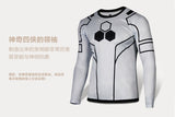 Spiderman cycling jersey Men spring running sport T shirt bike bicycle wear long sleeves