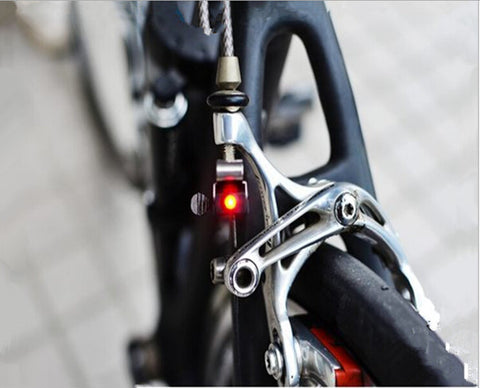 Portable Mini Brake Bike Light Mount Tail Rear Bicycle Light Cycling LED Light High Brightness Waterproof