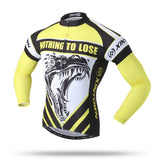 Cycling Base Long Shirts Riding Coat Sleeved Shirt Men's Bike Tyrannosaurus Rex