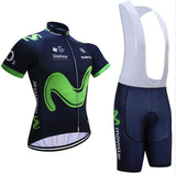 Quick Dry Bicycle Sportswear  Cycling Jersey Pro Team Cycling clothing GEL Breathable Pad Mountain Bike Clothes Set