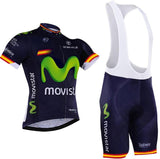 Quick Dry Bicycle Sportswear  Cycling Jersey Pro Team Cycling clothing GEL Breathable Pad Mountain Bike Clothes Set