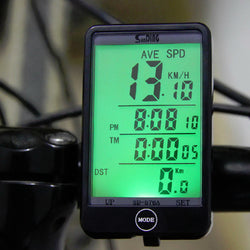 Waterproof Auto Bike Computer Light Mode Touch Wired Bicycle Computer Cycling Speedometer with LCD Backlight