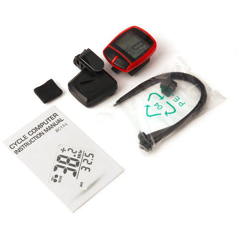 Wireless XC Shell MultiFunctional Cycle Bike Bicycle Computer Odometer Pedometer Backlight Design Bicycle