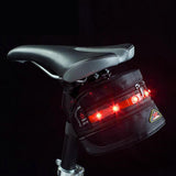 Bicycle Saddle Bag 2017 LED Luminous Mountain Bike Tail Pouch Package Waterproof