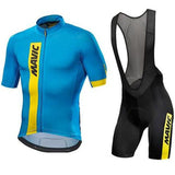cycling kit mavic short sleeve Jersey and bib shorts sets Summer Breathable road bike riding clothes ropa Ciclismo