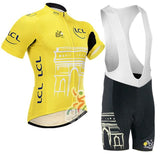 Tour de France Cycling Clothing/Speckle Bicycle Cycle Clothes Wear Ropa Ciclismo/Breathable Racing BikeCycling Jersey