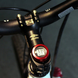 Bike Bicycle Headset Stem Watch Computer Bike Vehicle Clock Cycling Head Parts Timepiece Headset Top Cap Stem Cover For MTB