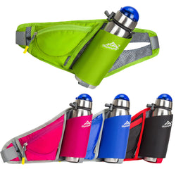 Women Waist Bags Sports Water Bottle Holder Outdoor Running Belt Bag