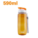 560ML / 590ML Sports Water Bottle Safety PC Leak Proof Cycling Hiking Camping Travel water bag
