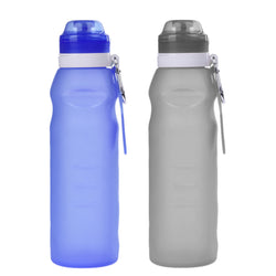 600ML Portable Creative Collapsible Foldable Silicone Drink Outdoor Sport Travel Bottle Cup Cycling Bike Bicycle Water Bottle